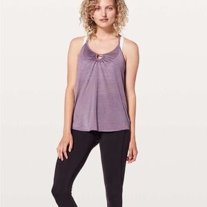 Lululemon tighten up  Tank Smokey Mulberry size 10